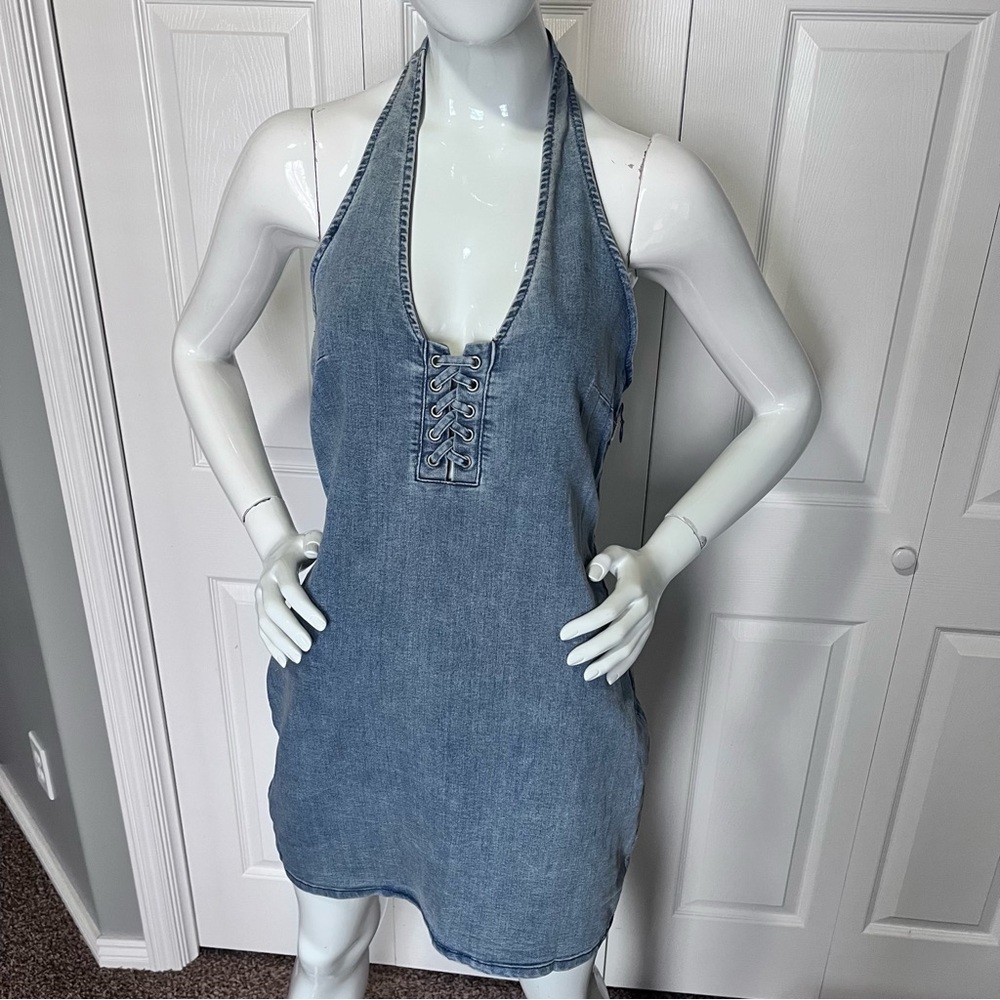 ***💲BOGO💲*** Denim Lace-Up dress